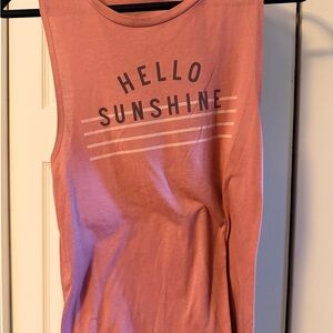 Pink Vuori 'Hello Sunshine' Sleeveless Top